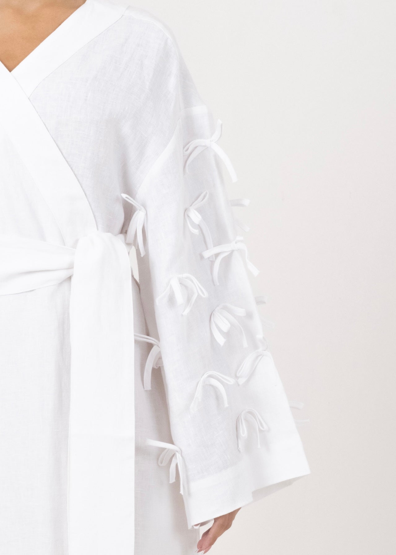 Butterfly Linen Robe