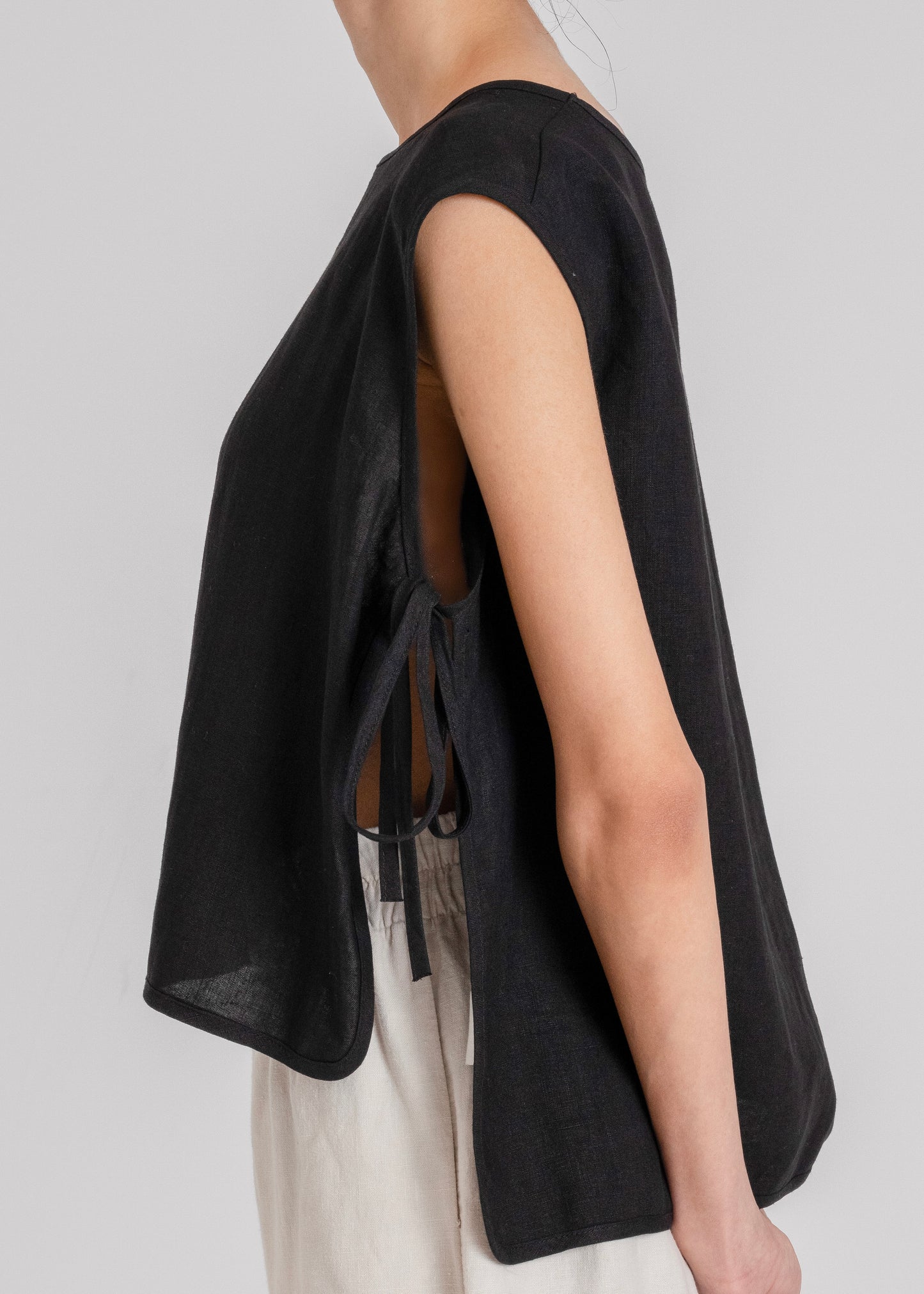 Breezy Linen Vest