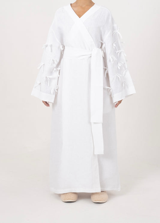 Butterfly Linen Robe