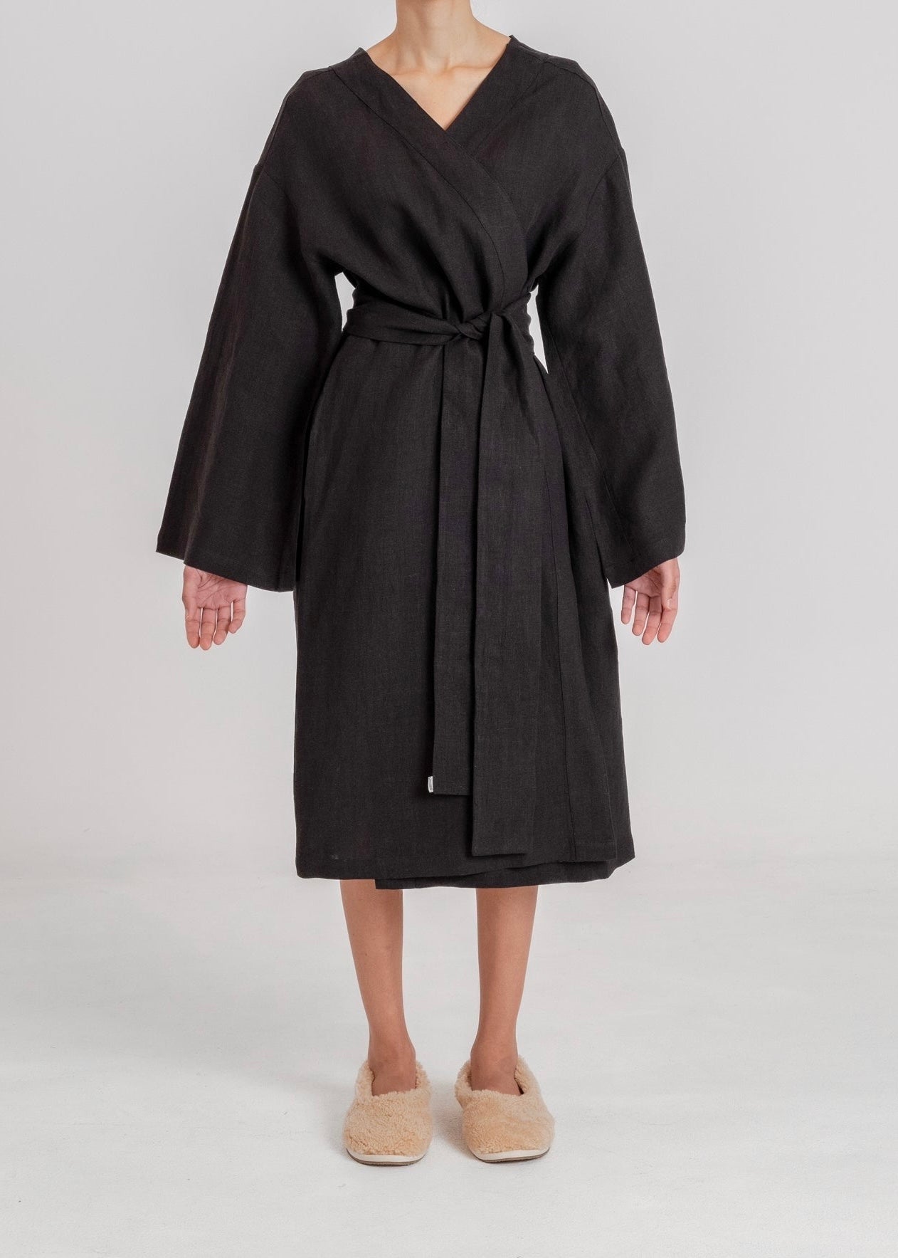 Resort Linen Robe – CHALDENE